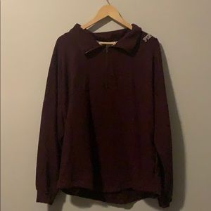 PINK Maroon Quarter Zip